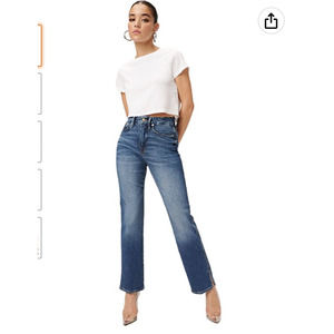 Good American Good Curve Staight Jeans